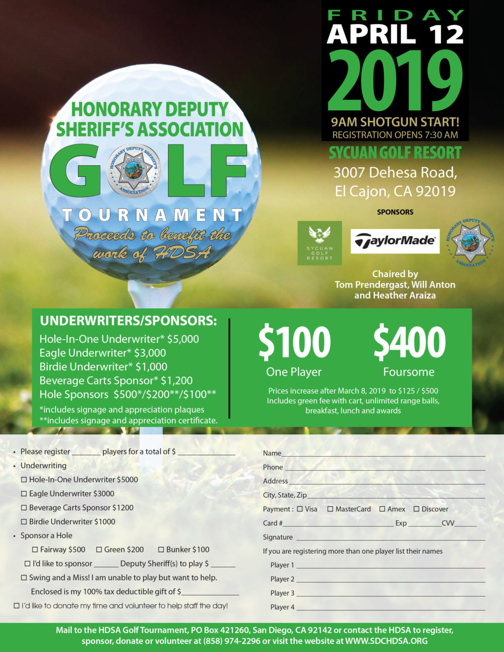 HDSA 2019 Golf Tournament