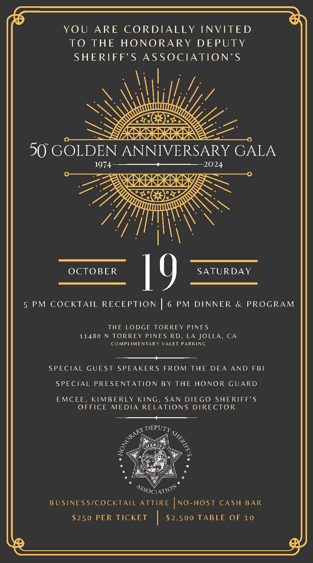 50th Anniversary Invitation