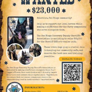 Canine Unit Fundraiser Flier