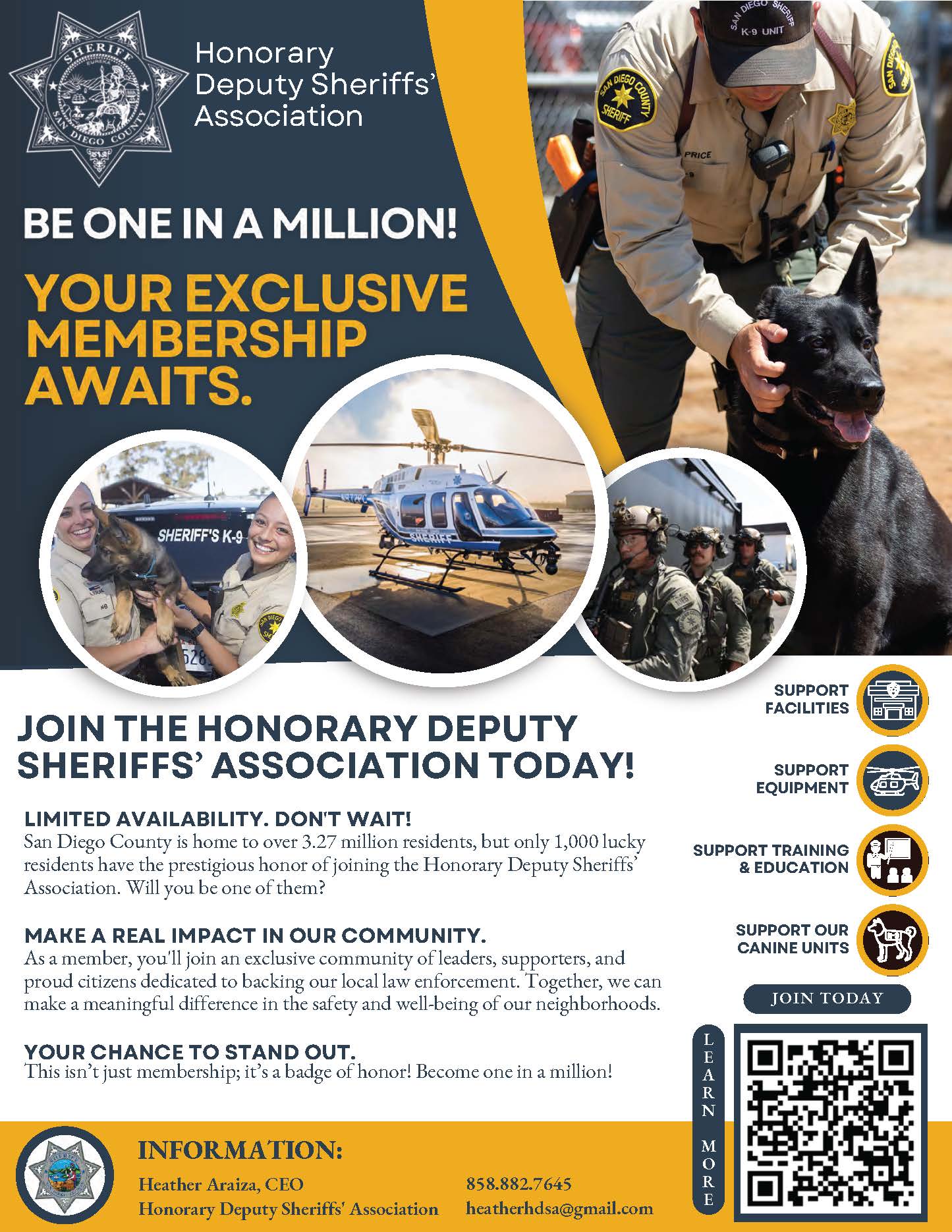 2025 Membership Drive Flier