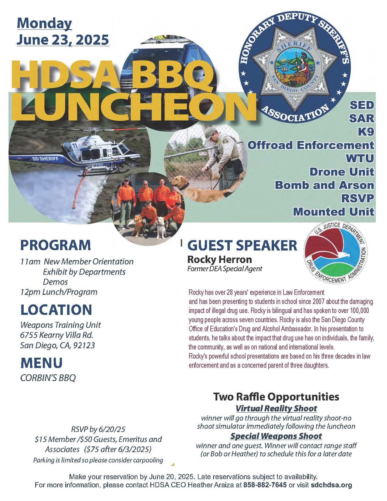 June BBQ Luncheon Flier