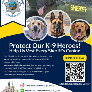 K9 Vests Fundraiser Flyer