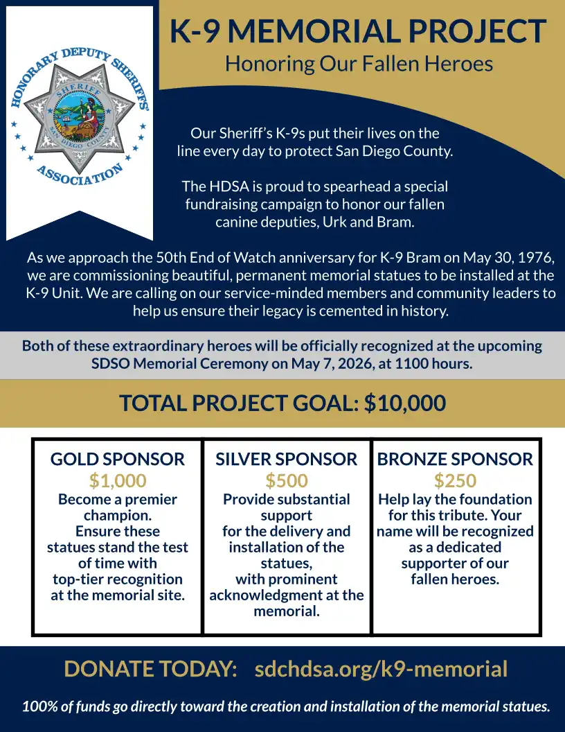 K9 Memorial Flyer